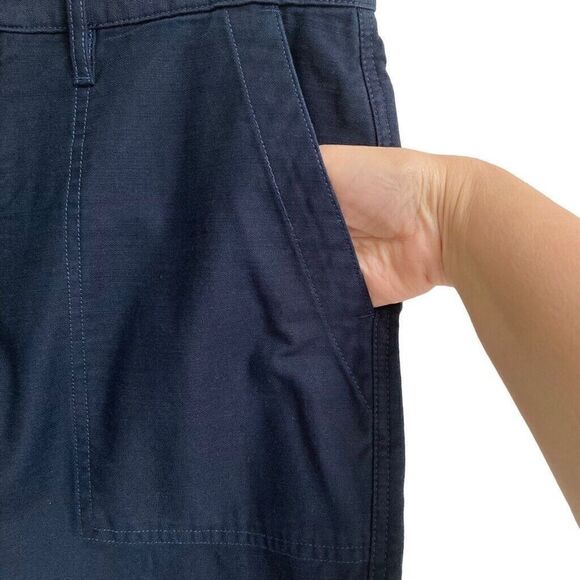 Taylor Stitch Trail Short In Navy Reverse Sateen Mens Retro Organic Cotton NEW - Picture 8 of 13